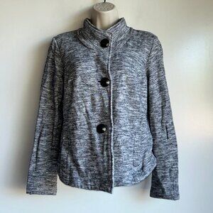 Cabi #596 Marled Gray Hourglass Jacket Blazer Size Medium